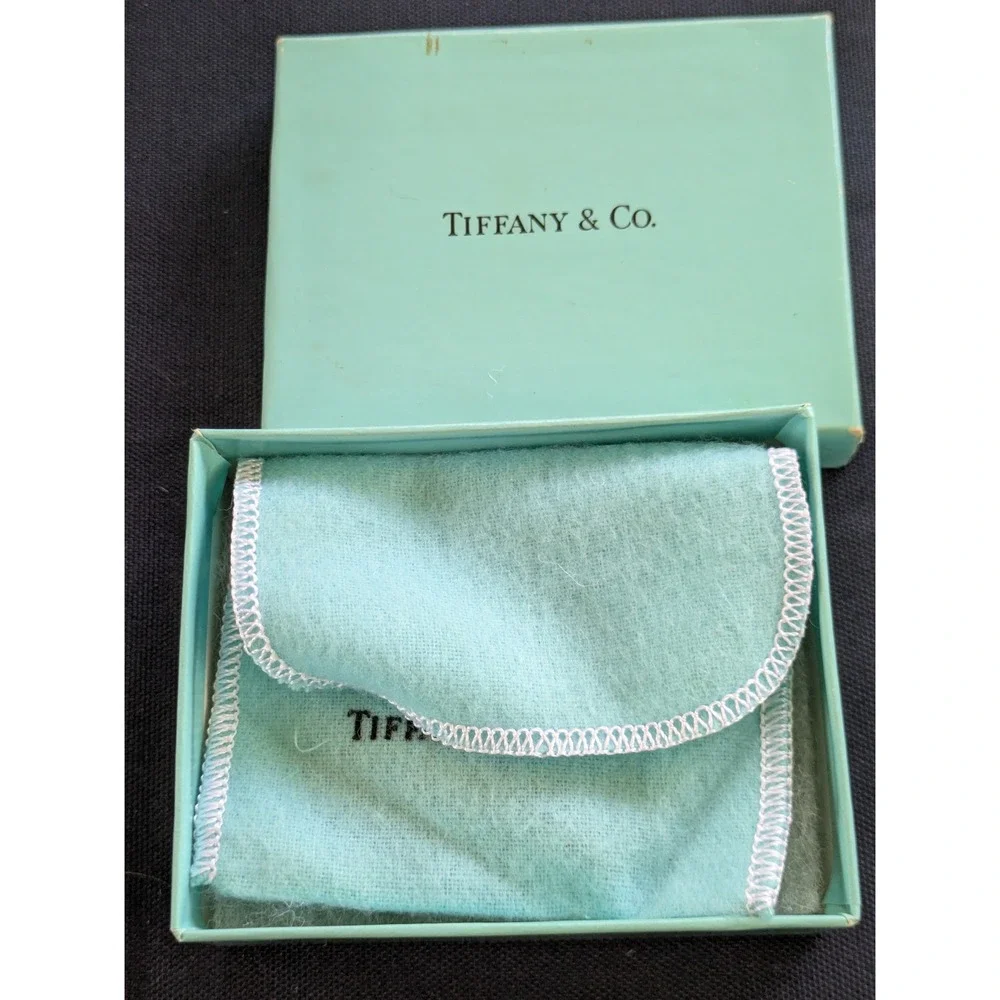 Tiffany & Co Sterling Silver Apple Bookmark Gift‎ Box Pouch